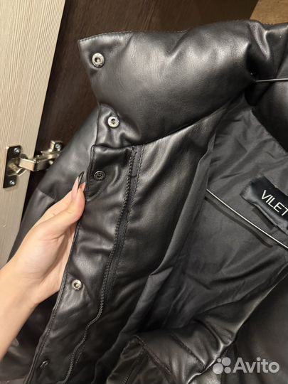Куртка демисезон vilet экокожа