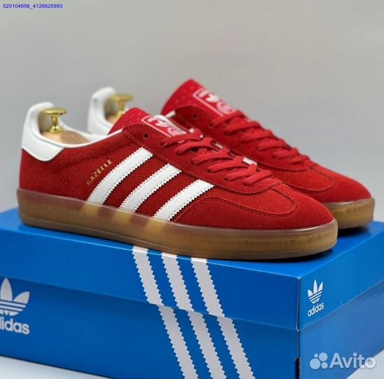 Кроссовки Adidas Gazelle Red (Арт.85690)