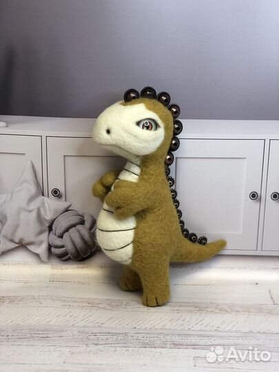 Войлочная игрушка: Динозаврик