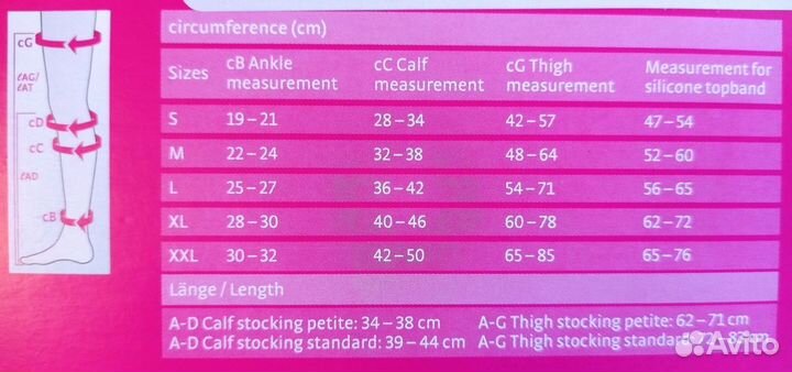 Медицинские компрессионные гольфы duomed