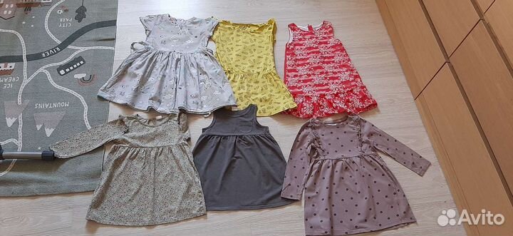 Пакет фирменных вещей для девочки 92-98размера