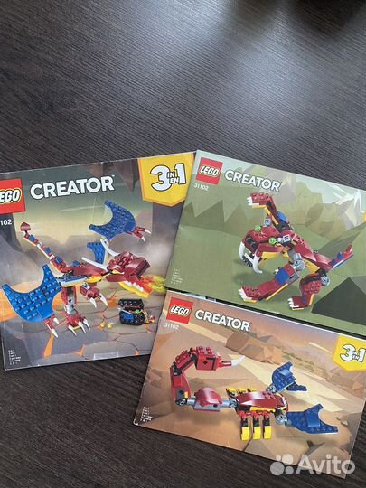 Lego creator Огненный дракон 31102