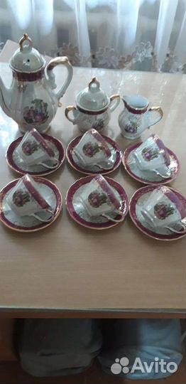 Старинный сервиз кофейный Япония