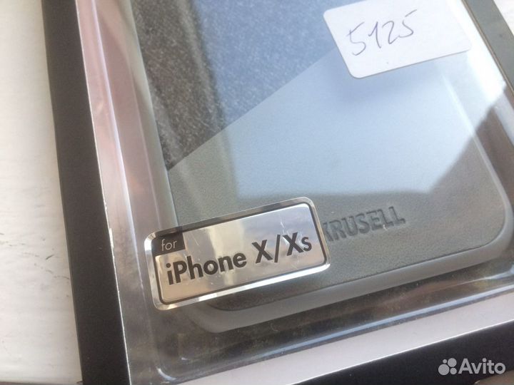 Чехол Krusell Tanum Cover Apple iPhone X/XS grey н