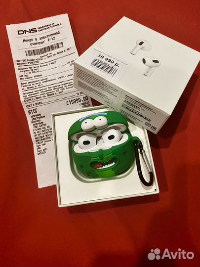 Беспроводные наушники AirPods 3 MagSafe с чеком