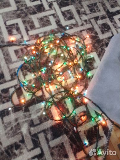 Гирлянда 7м, красный не горит