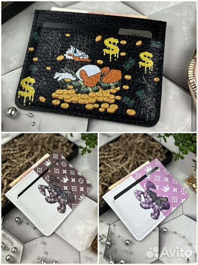 Кожаная обложка на автодокументы и паспорт