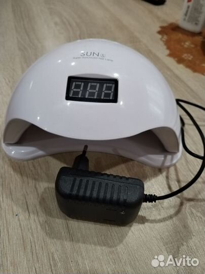 Уф лампа для маникюра, для ногтей +лак в подарок