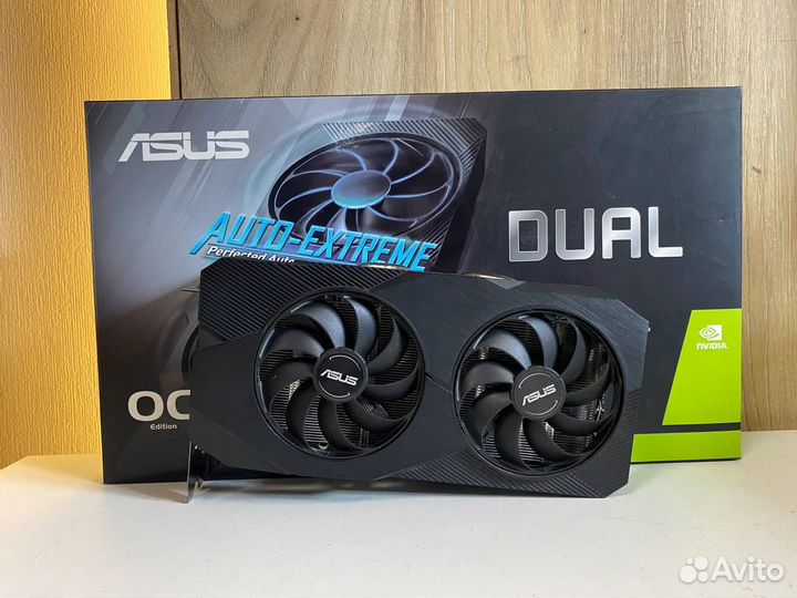 Видеокарта Asus Dual GTX 1660Super Гарантия