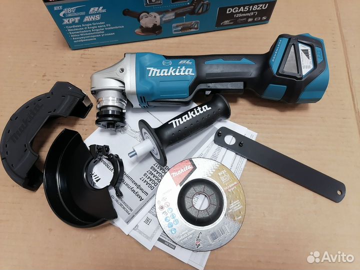 Аккумуляторная ушм Makita DGA518z (новая)