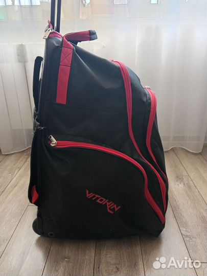 Рюкзак хоккейный на колесах с выдвижной ручкой