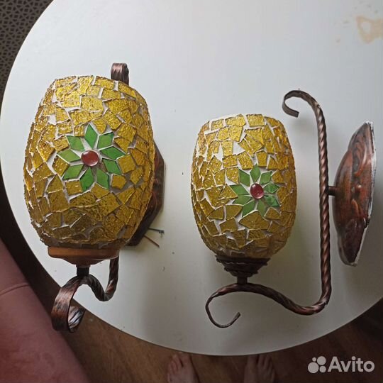 Люстра настенная освещение