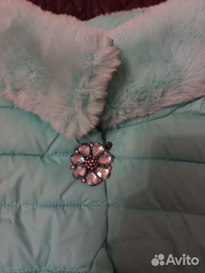 Пуховик женский длинный