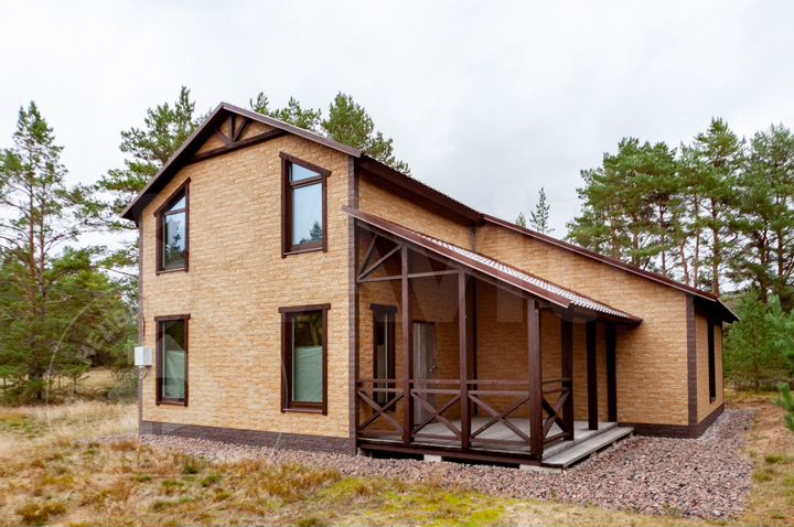 Коттедж 114,3 м² на участке 15 сот.