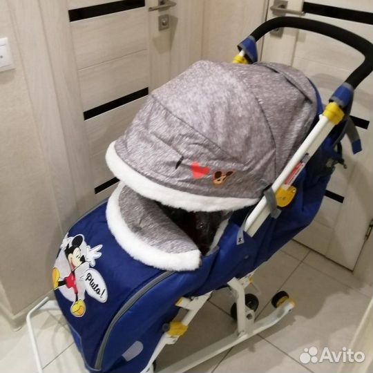 Коляска санки ника