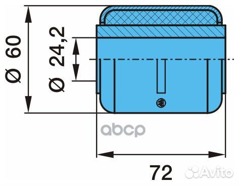 02.0314.24.00 сайлентблок рессоры 24x60x67/72