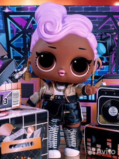 Большая кукла LOL комплект DJ (новая)