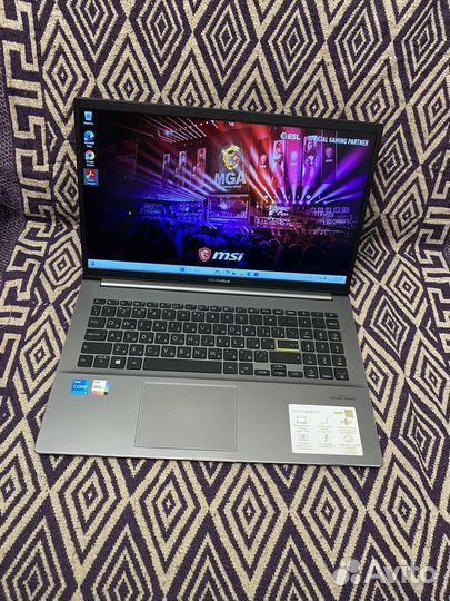 Металический asus vivobook i5 1135g7 ips ssd 500