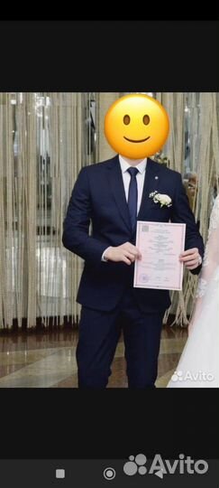 Мужской свадебный костюм 48