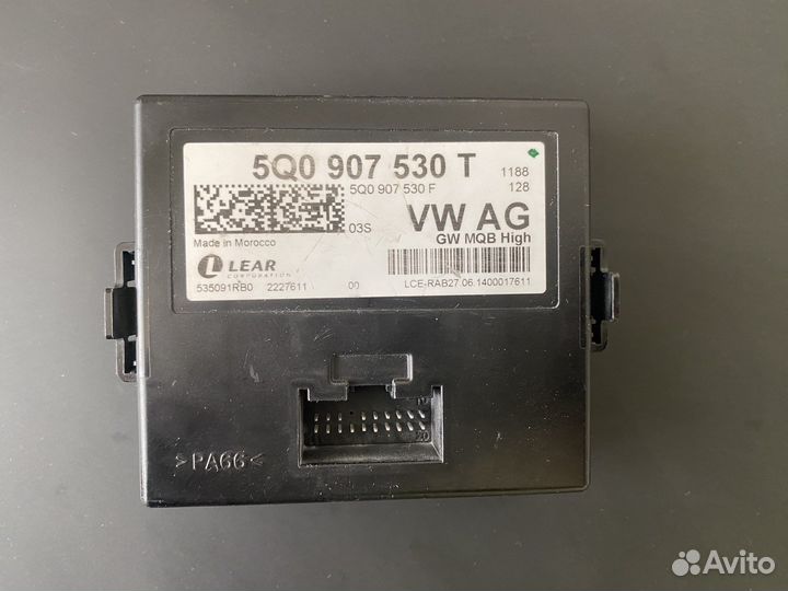 Блок gateway 5q0 907 530 T high
