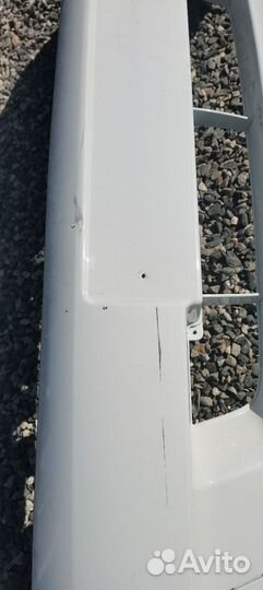 Бампер передний калина 1 в цвет 240 белое облако