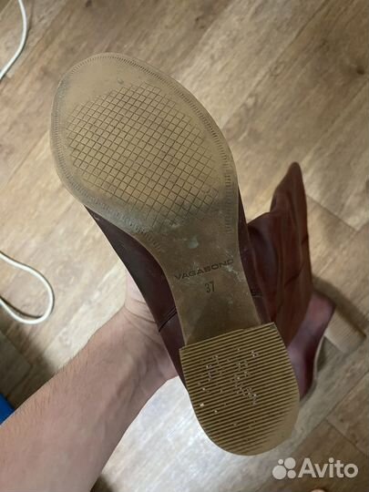 Сапоги кожаные женские vagabond