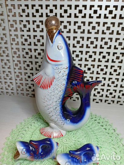 Штоф и две рюмки СССР