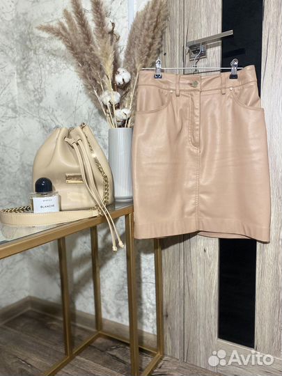 Кожаная юбка love republic