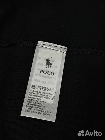 Лонгслив polo ralph lauren черный