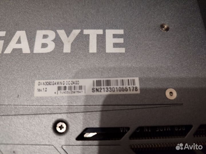 Видеокарта rtx 3090