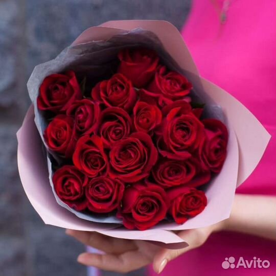 Букет из 17 розы Цветы Красноярск