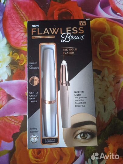 Триммер для бровей на батарейках