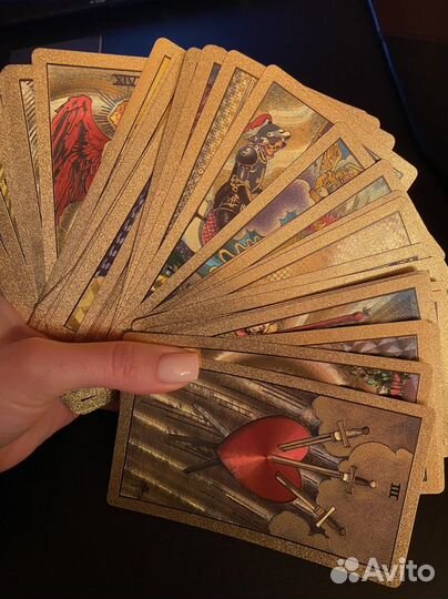 Золотое таро Уэйта. Пластиковые карты