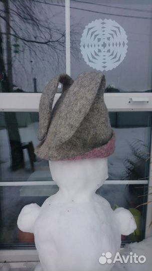 Шапка валяная шерсть