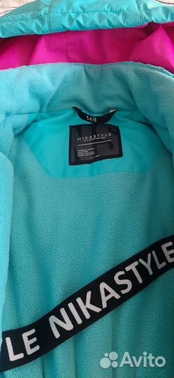 Зимний костюм для девочки рост 140