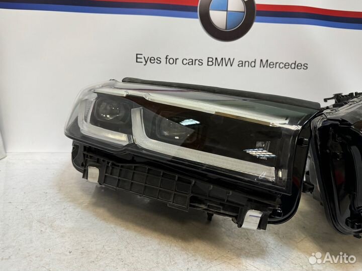 Комплект фар в сборе оригинал на BMW M5 G30 рест