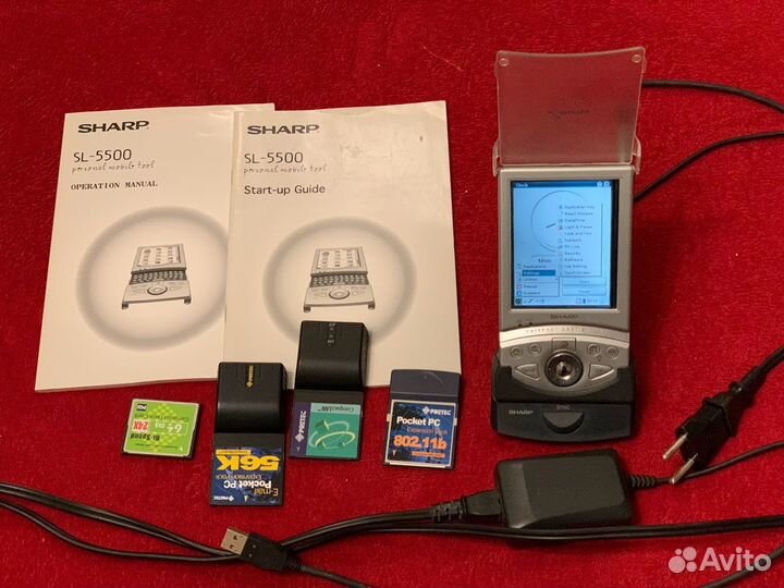 Sharp Zaurus SL 5500, CF карты расширения