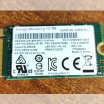 Накопитель SSD Union memory AM 620 M,2 256 Gb