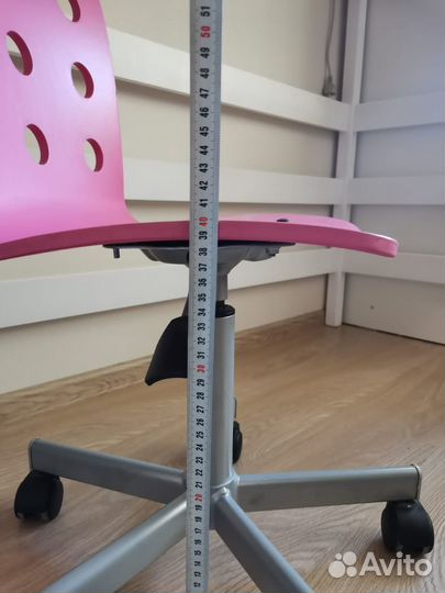 Кресло детское дляучебы IKEA Jules стул на колесах