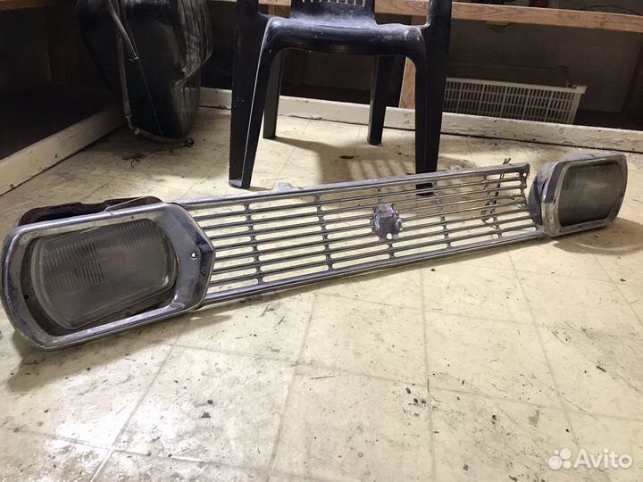 Набор хрома, фар и замка зажигания для москвича