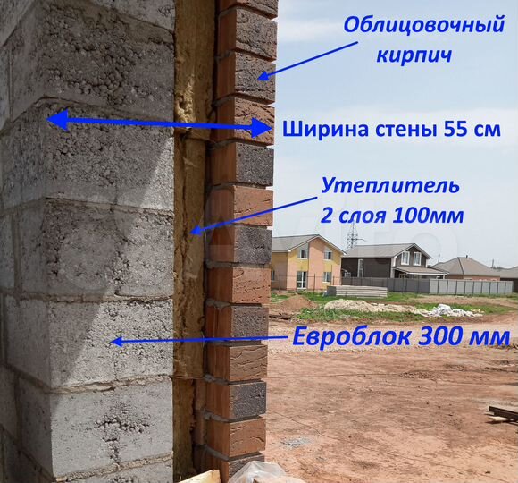 Дом 128 м² на участке 7,3 сот.