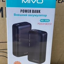 Портативный аккумулятор mivo 30000 mAh