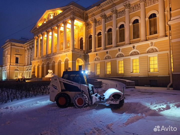 Аренда минипогрузчика Bobcat щётка
