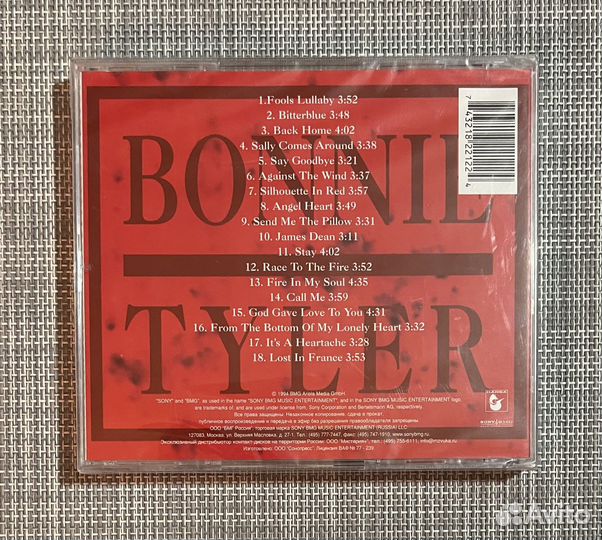 Bonnie Tyler - Comeback Single-Collection 90-94 CD