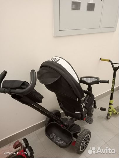 Детский велосипед с ручкой бу