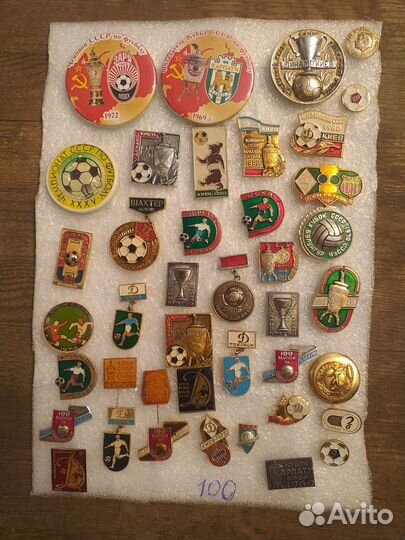 Значки футбол 100; 150; 200