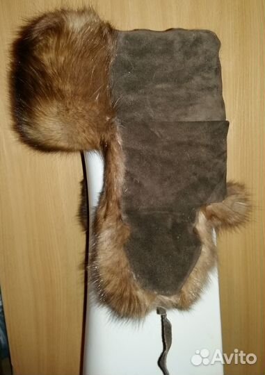 Шапка-ушанка соболиная