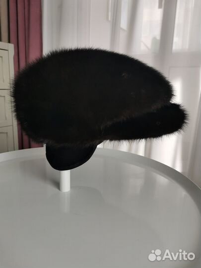 Меховая мужская кепка