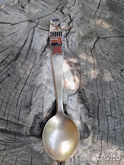 Ложка серебро/эмаль.винтаж