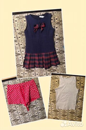 Одежда пакетом на девочку 140 146